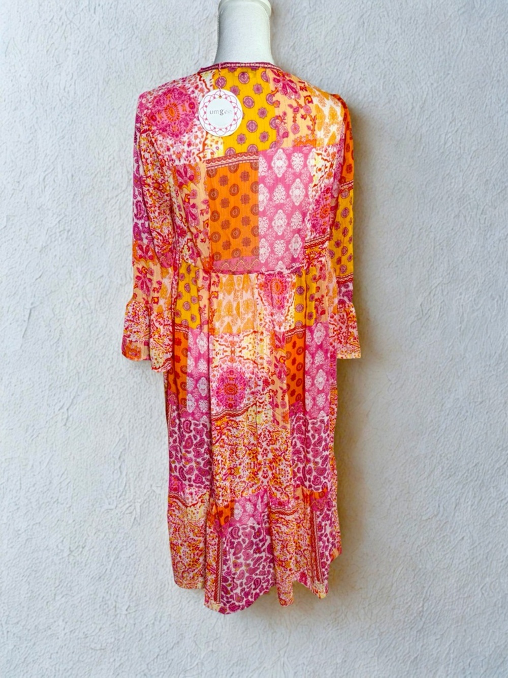 Umgee Multicolor Patchwork Duster Kimono Women Si… - image 2